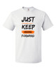 Men's Motivational T-Shirt "Just Keep Moving Forward"