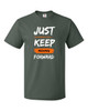 Men's Motivational T-Shirt "Just Keep Moving Forward"