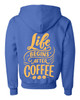 Life Begins After Coffee Hoodie