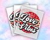 Love Vibes, Ready to Press Transfer, Valentines Day, DTF Transfer