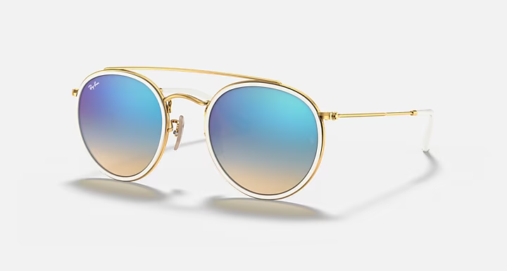 Ray Ban Round Double Bridge Sunglasses - Lifestyles Sports display picture 2
