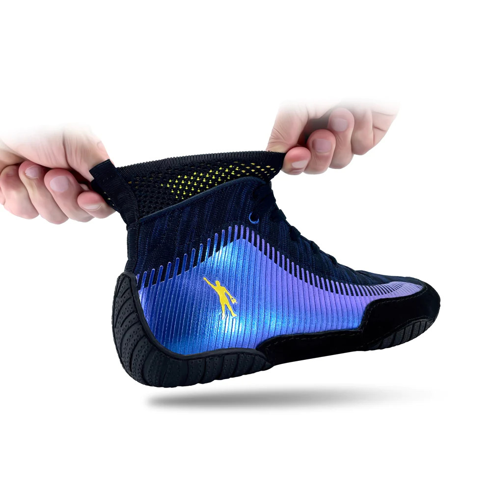 MATABOURNE Wrestling Shoes Black and Blue High-Top Shoes size 9 Matabourne 1.5 Wrestling Shoes main image 3