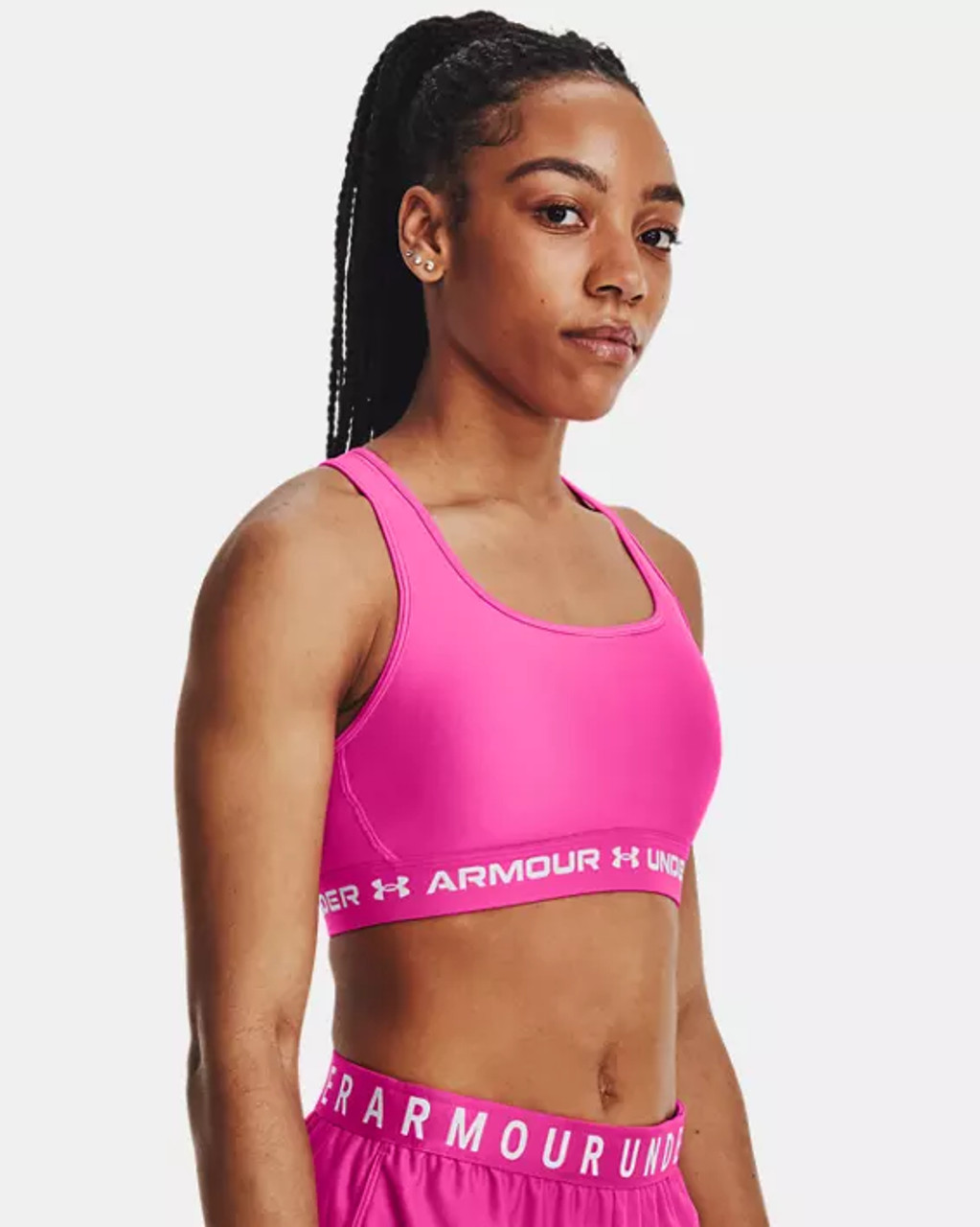 Under Armour Womens Mid Crossback Sports Bra