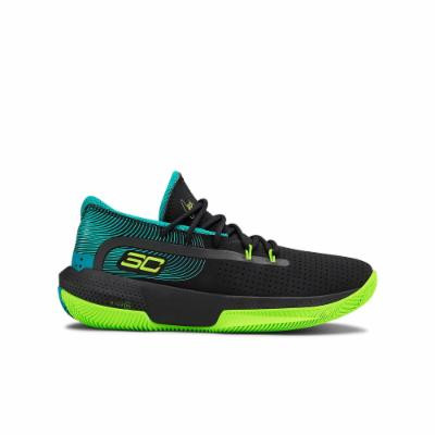 Basketball Sc 3zero Iii Under Armour UA SC 3ZERO III Curry Kid’s Blue/Black Basketball Shoes 3022117 400