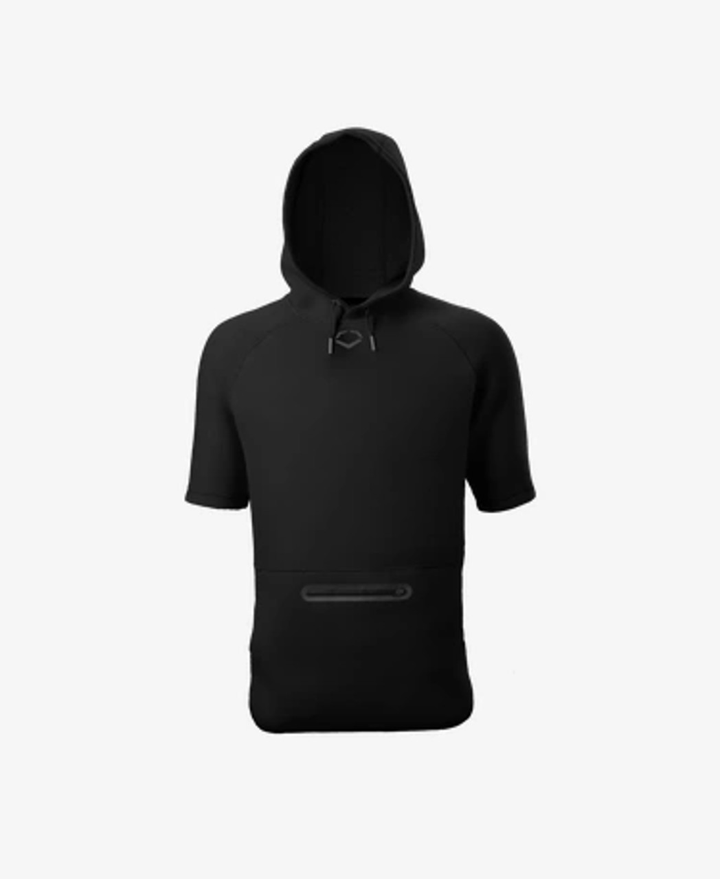 EvoShield Youth Pro Team Short Sleeve Hoodie Black-01 YMD