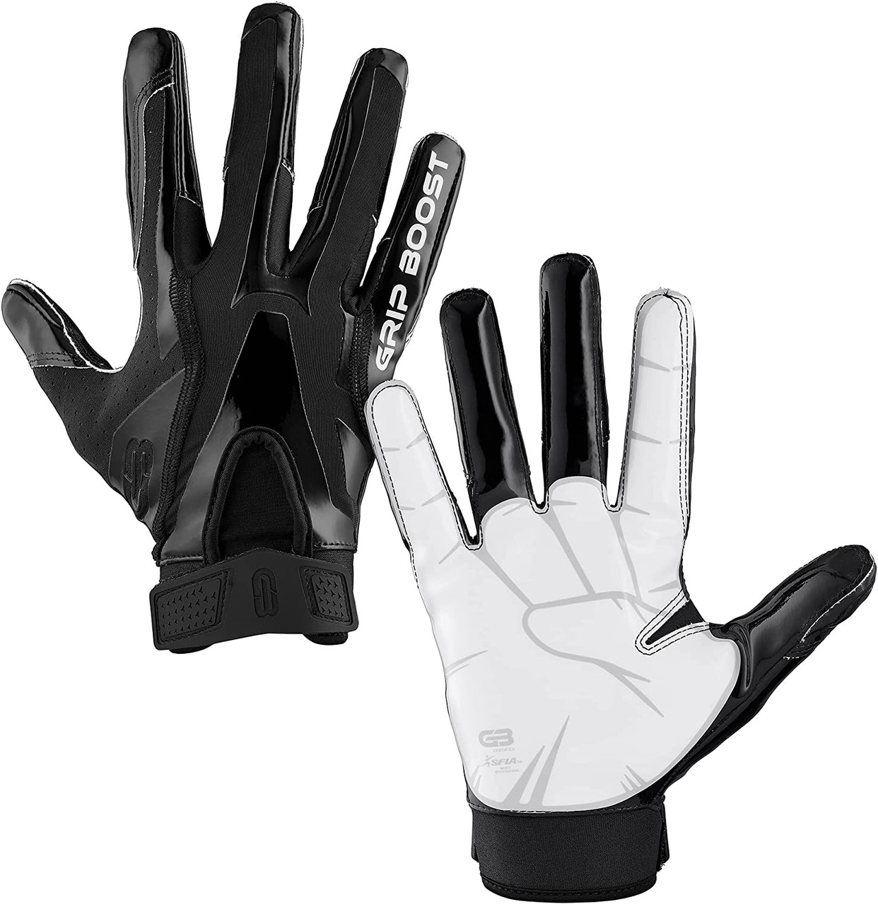 Grip Boost Football Gloves Youth Mua Grip Boost Stealth Solid