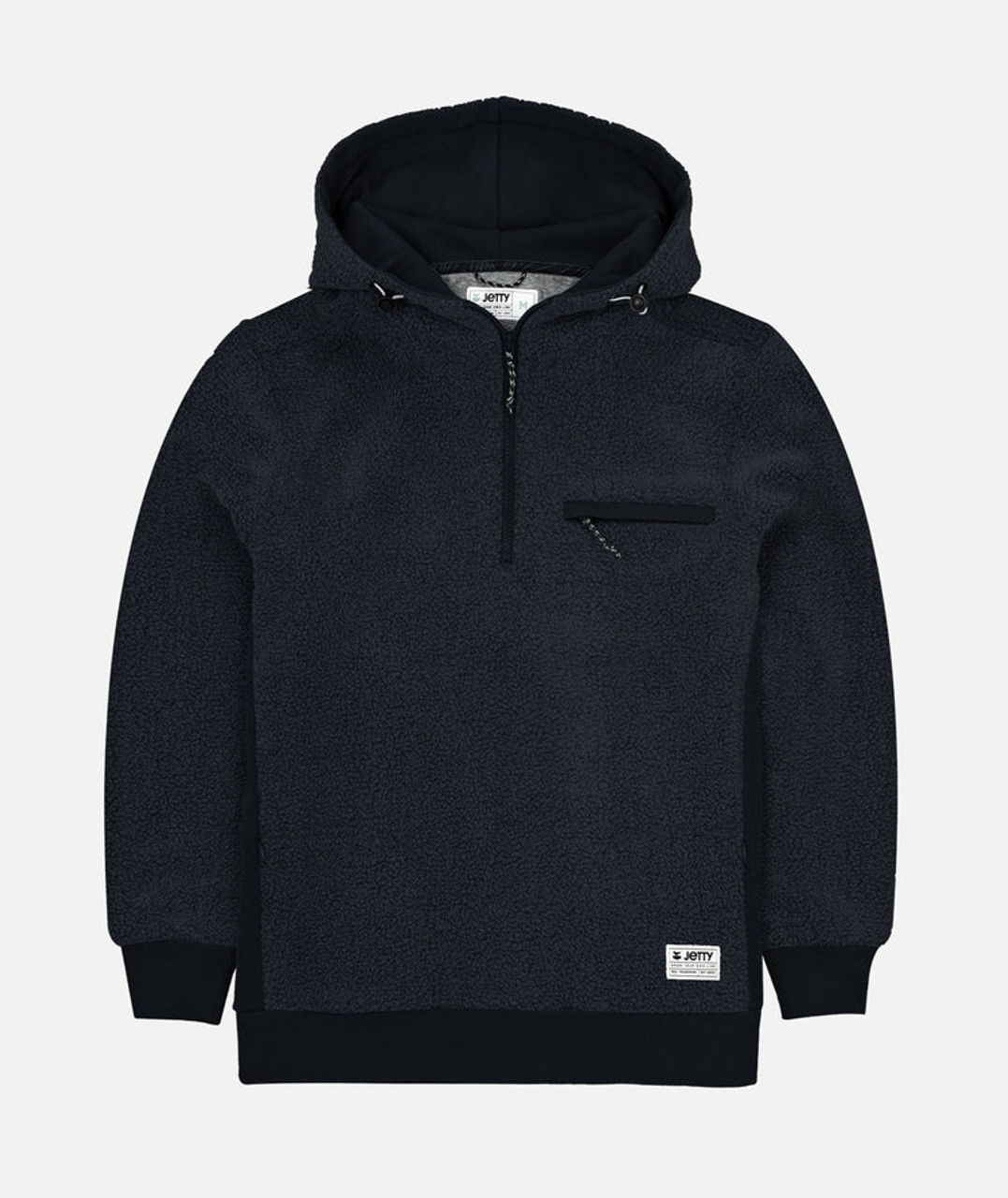 Jetty Port Sherpa Hooded Jacket - Main Image