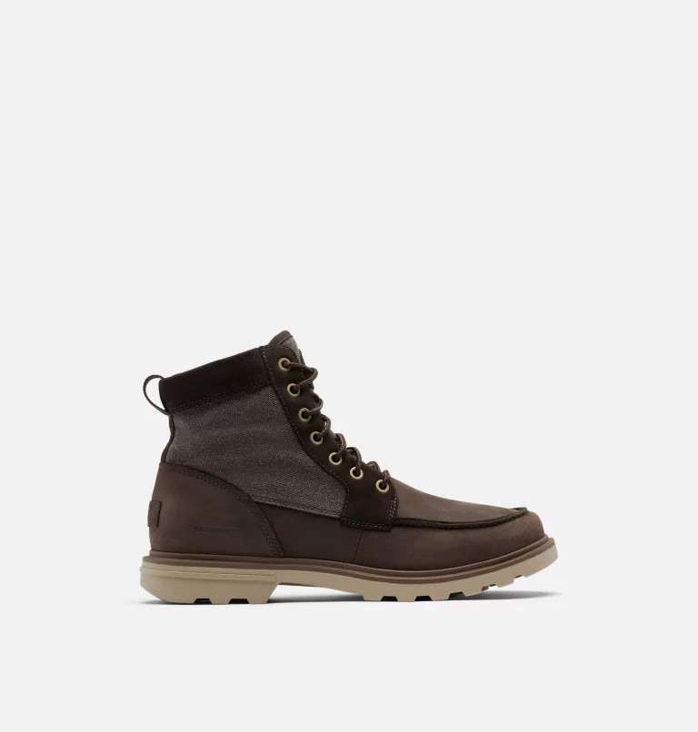 Sorel Men’s Carson Moc Canvas Leather Suede Waterproof Casual Boots - Size 11 Sorel Men main image 2