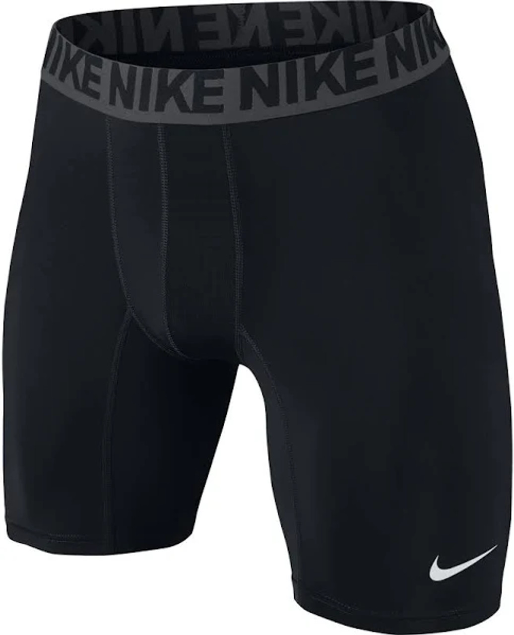 NIKE Solid Men Grey Compression Shorts - Buy CARBON HEATHER/BLACK