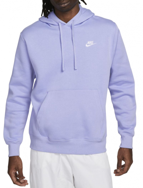 nsw club fleece hoodie iced lilac white