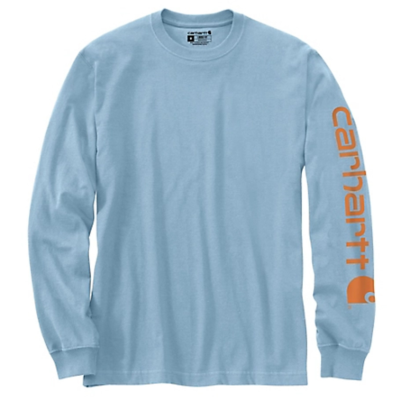 Carhartt Men's Signature Logo Long Sleeve T-Shirt