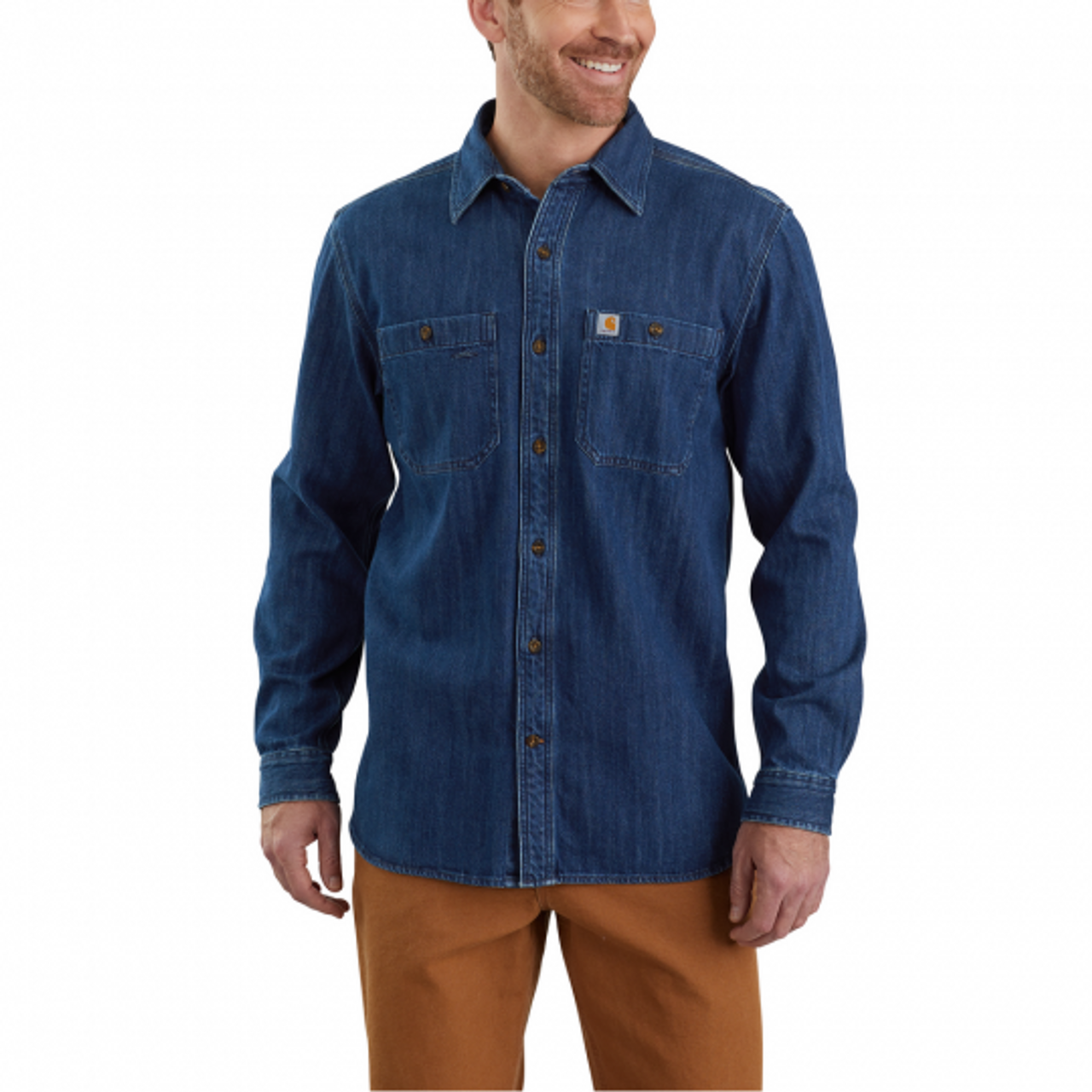 Carhartt Denim Long-Sleeve Shirt