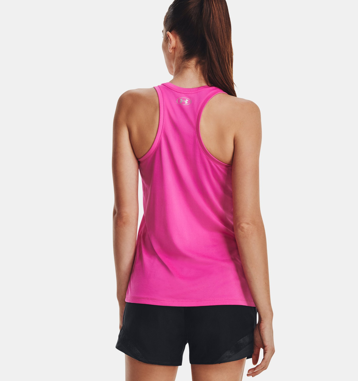 Under Armour womens Tech Solid Tank Top T Shirt, (652) Rebel Pink Metallic  Silver, X-Small,  price tracker / tracking,  price history  charts,  price watches,  price drop alerts