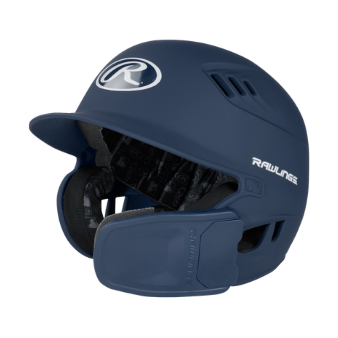 Rawlings R16 Matte Batting Helmet Universal Jaw Guard
