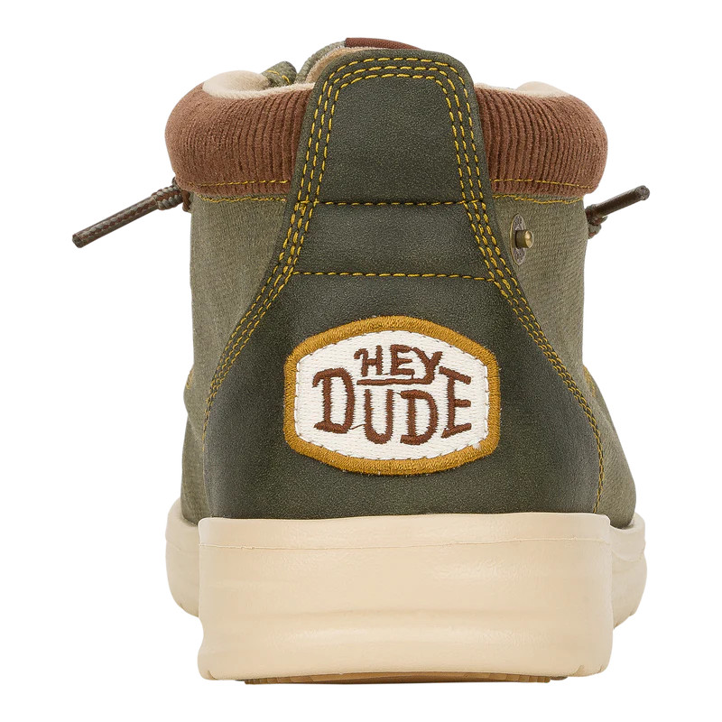 Hey Dude Men\'s Olive Slip-On Mid Gripr Workwear (Water Resistant) Hey Dude Men main image 3