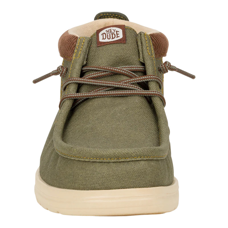 Hey Dude Shoes Wally Mid GripR Warmth Mens Size 7 Olive Green Suede Chukka Boots Hey Dude Shoes Wally Mid GripR Warmth Mens Size 7 Olive  main image 3