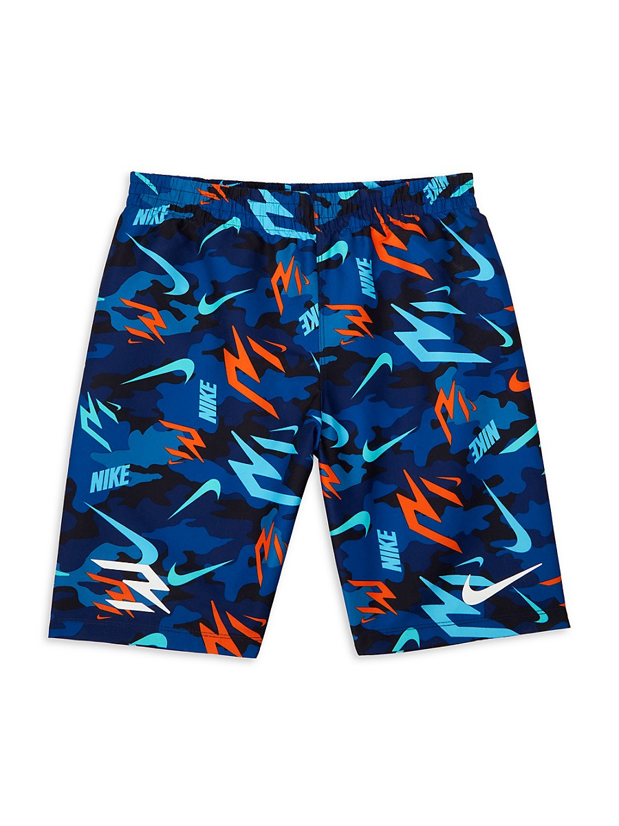 Nike Youth Icon Camo Swim Shorts1