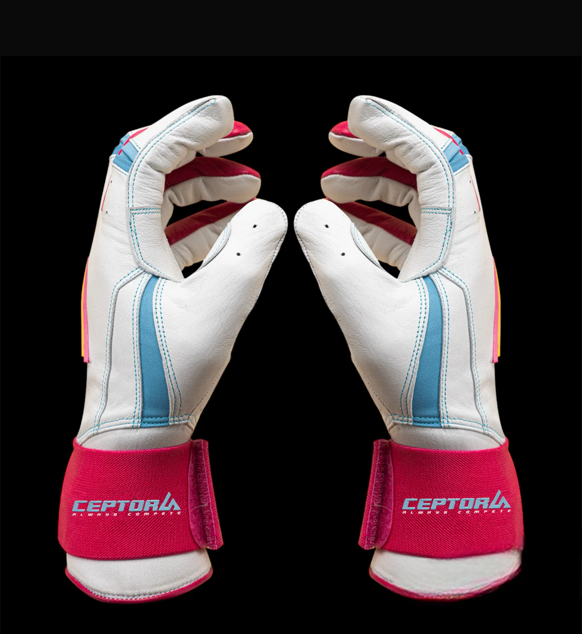 Ceptor Youth Long Cuff Batting Gloves - Thumbnail 3