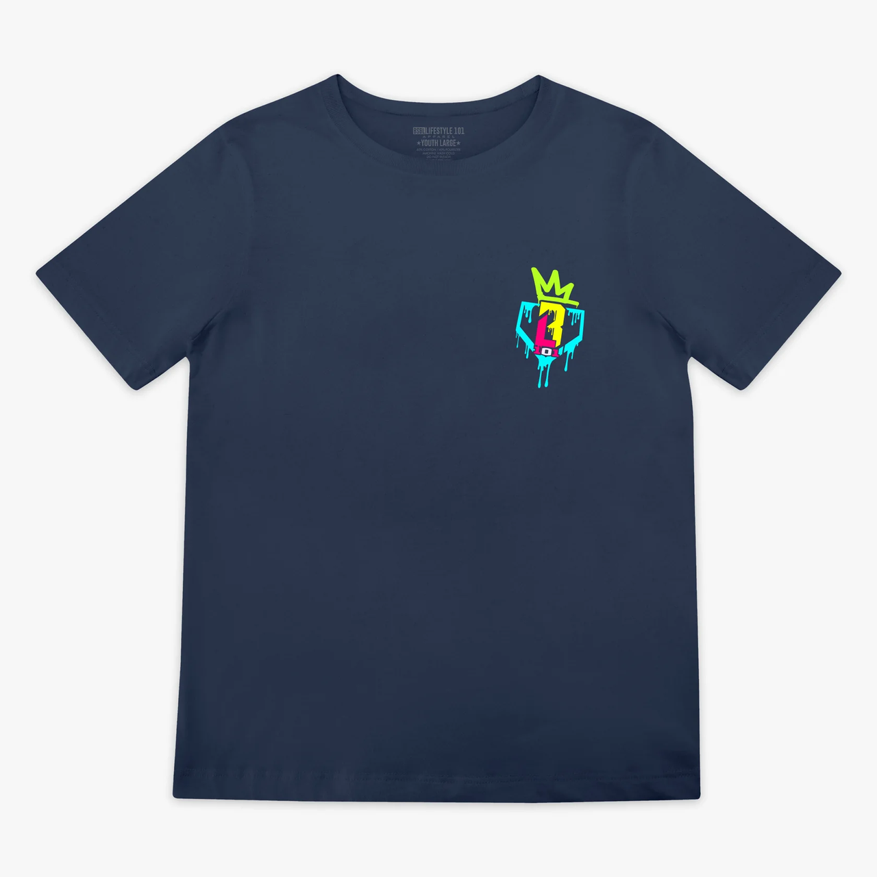 Baseball Lifestyle 101 Youth Graffiti Crown Tee - Lifestyles Sports