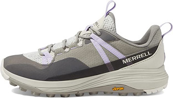 Women's Merrell Siren 4 Hiking Shoe - Breathable Mesh, TPU Air Cushion, Heel Stability, Recycled Laces, Webbing, Molded Nylon Arch Shank, Bellows Tongue - Moon/Orchid