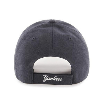 47 New York Yankees Brand Black MVP Frost Adjustable Hat