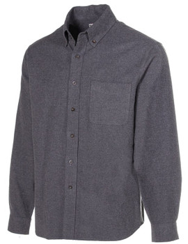 Schott Solid Cotton Flannel Shirt