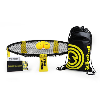 Spikeball Standard 3 Ball Kit with Adjustable Net & Balls - Portable Roundnet Game