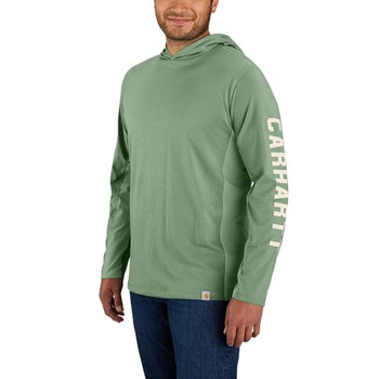 Carhartt Men's Midweight LS Graphic Hooded T-Shirt