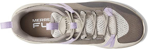 Women's Merrell Siren 4 Hiking Shoe - Breathable Mesh, TPU Air Cushion, Heel Stability, Recycled Laces, Webbing, Molded Nylon Arch Shank, Bellows Tongue - Moon/Orchid