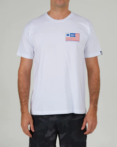 Salty Crew Freedom Flag Men's S/S Tee