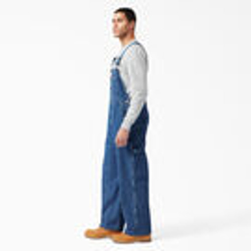 Dickies Men's Washed Denim Bib Overall