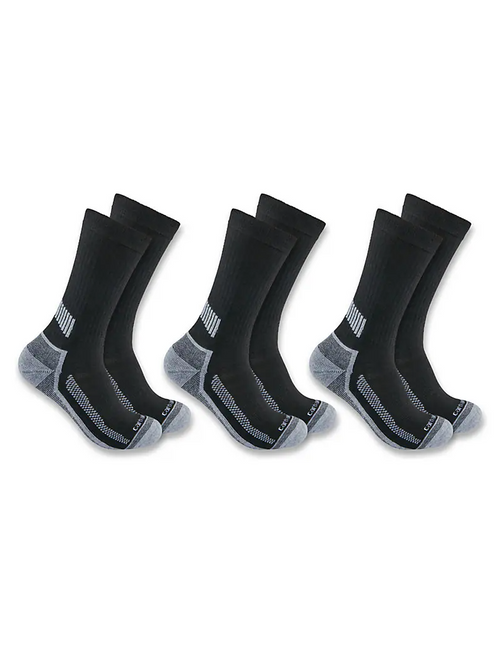 Carhartt Force Performance Crew Socks 3 Pack