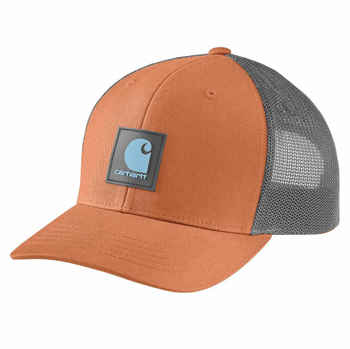 Carhartt Men's Rugges Flex Twill Mesh-Back Logo Patch Cap