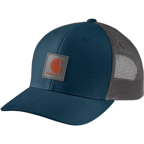 Carhartt Men's Rugges Flex Twill Mesh-Back Logo Patch Cap