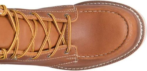 Carolina 6" Wedge Tobacco Mocc Toe Boot