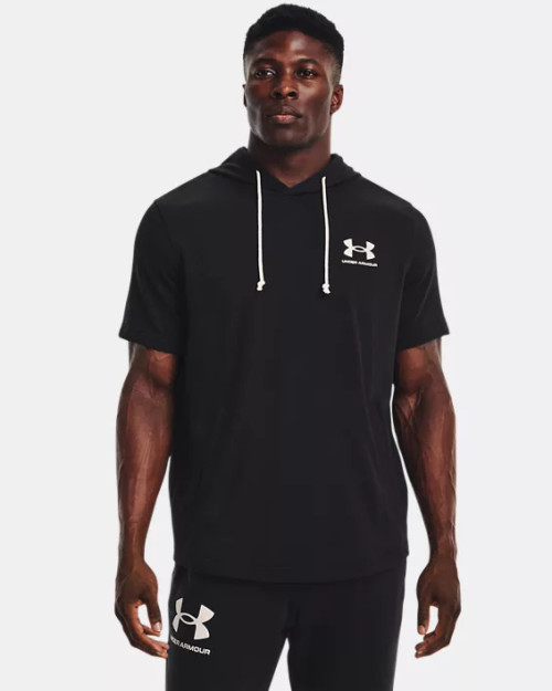 Under Armour Rival Terry Short Sleeve Hoodie