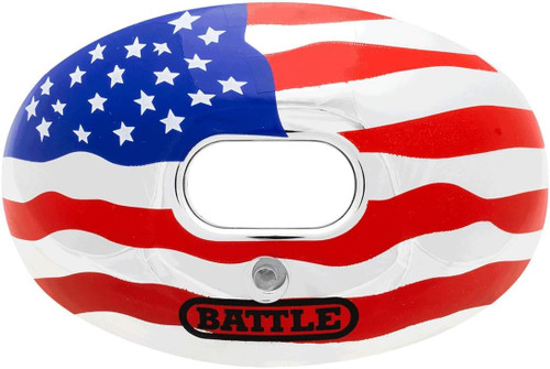 Battle Sports Chrome American Flag 2.0 Mouth Guard Battle Sports Chrome American Flag 2.0 Mouth Guard