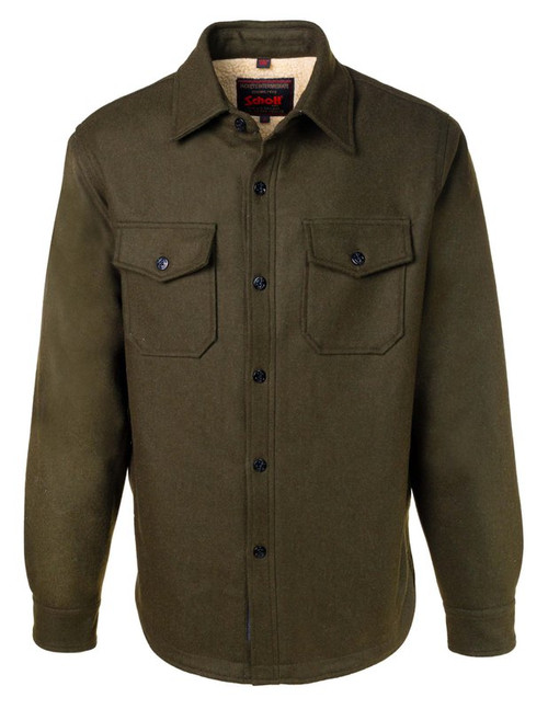 Schott Lined Wool CPO Shirt Jacket