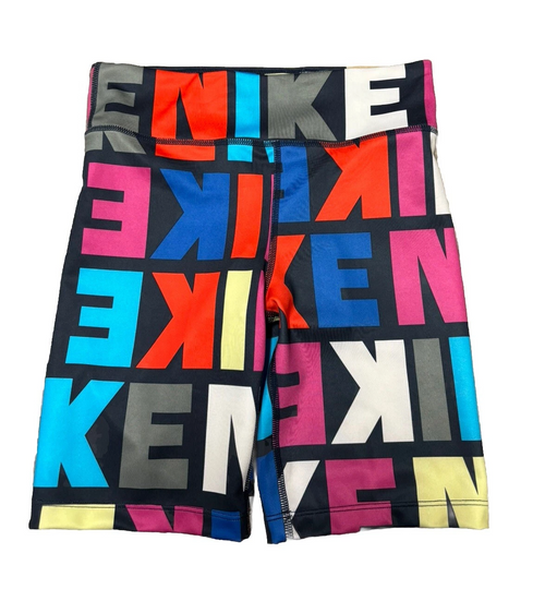Nike Girl's Dri-Fit Bike Short Logo Print