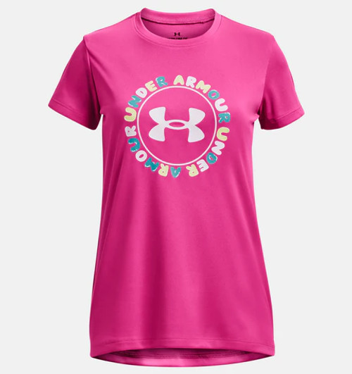 Under Armour Girls' Tech Twist Wordmark S/S T-Shirt