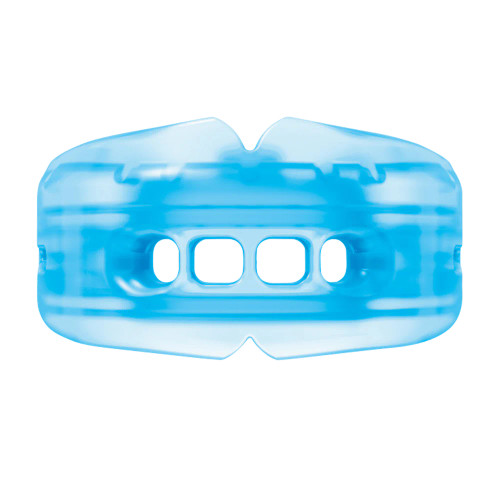 Shock Doctor Double Braces Strapped Mouthguard Blue