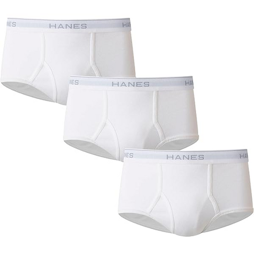 Hanes Men's White Comfortsoft Tagless Briefs