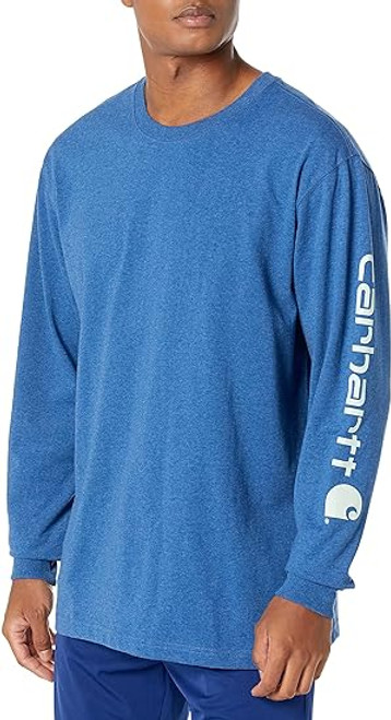 Carhartt Men's Signature Logo Long Sleeve T-Shirt