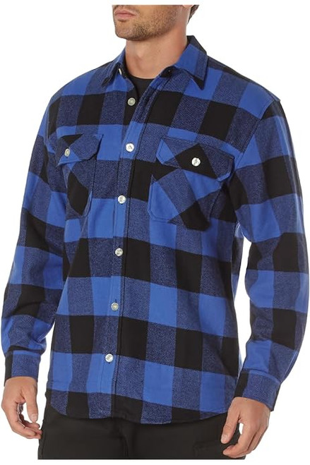 Five Brother Workwear Men's Button Front Flannel
