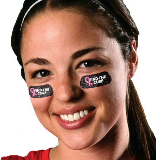Eye Black Breast Cancer Eye Black Stickers