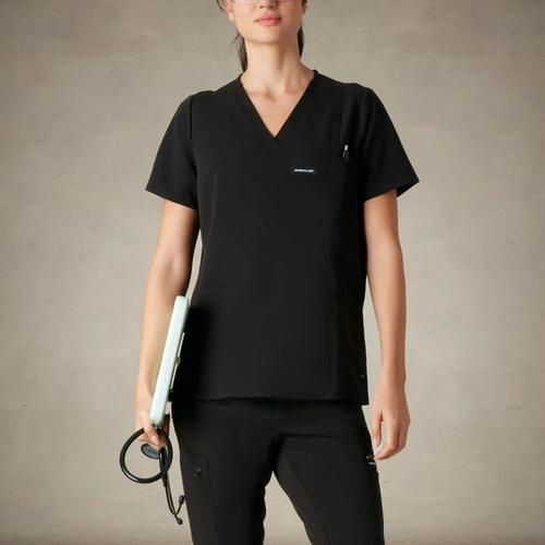 Members Only Siena Double Chest & Waist Pocket Top