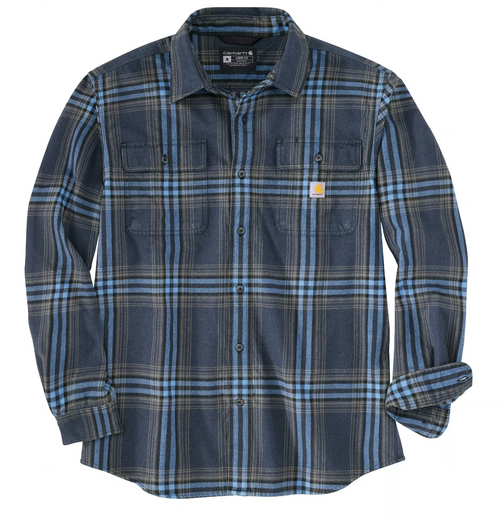 Carhartt Mens Loose Fit Heavyweight Flannel Shirt