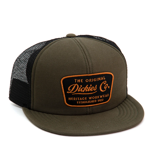 Dickies Roomy EMB Patch Waxed Canvas Trucker Hat