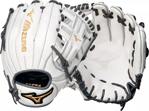 Mizuno MVP Prime 11.5" Fastpitch Softball Infield Glove, White