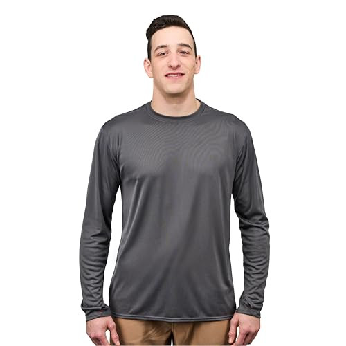 Grunden's Men's Tough Sun Crew Long Sleeve